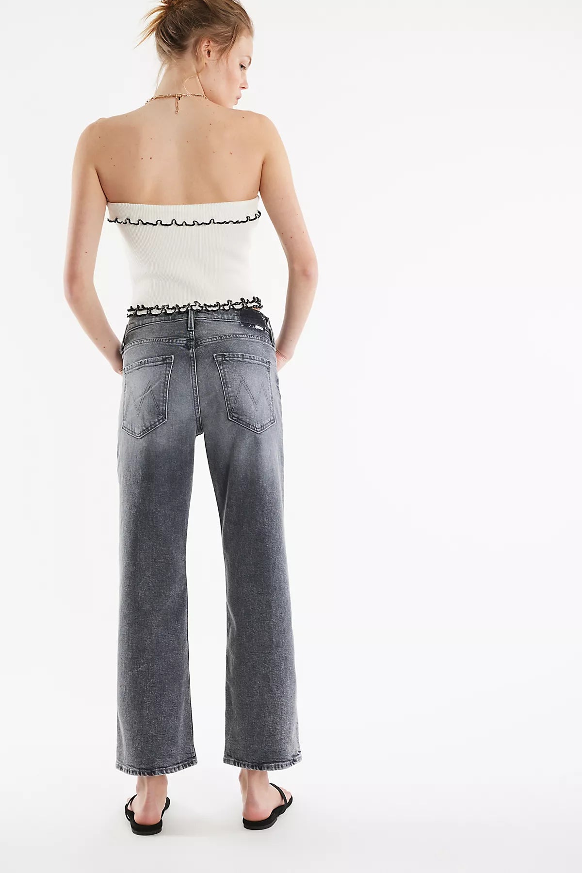 MOTHER The Bookie Ankle Jeans