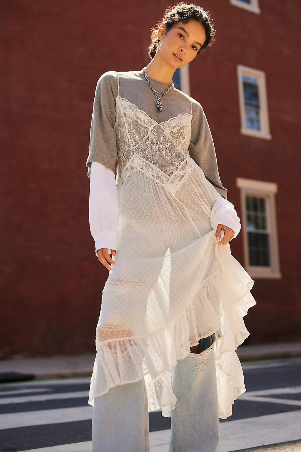 We The Free Perfect Oversized Long Sleeve Top