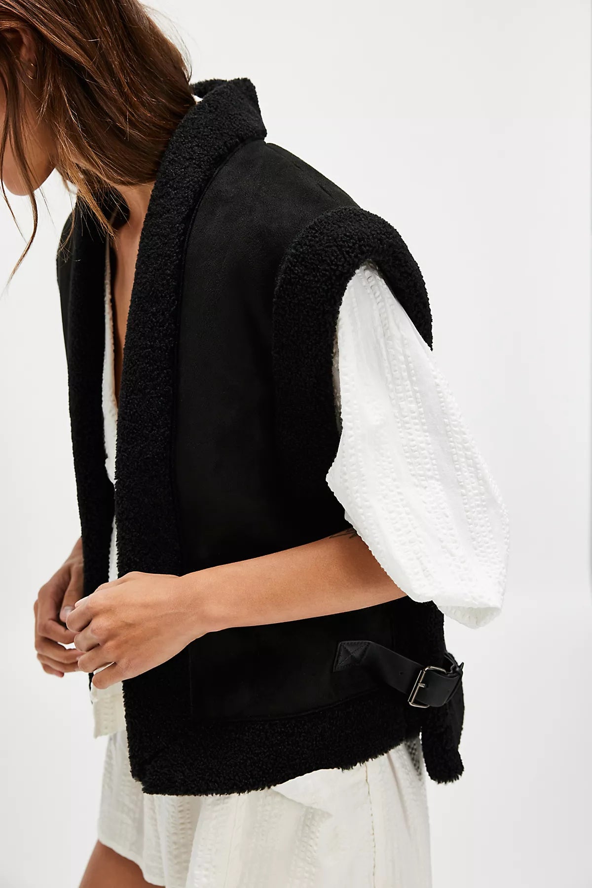 Marianna Vegan Suede Vest