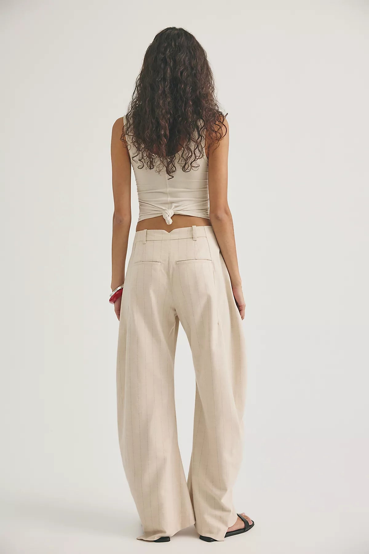 Spotlight Menswear Striped Barrel Trousers
