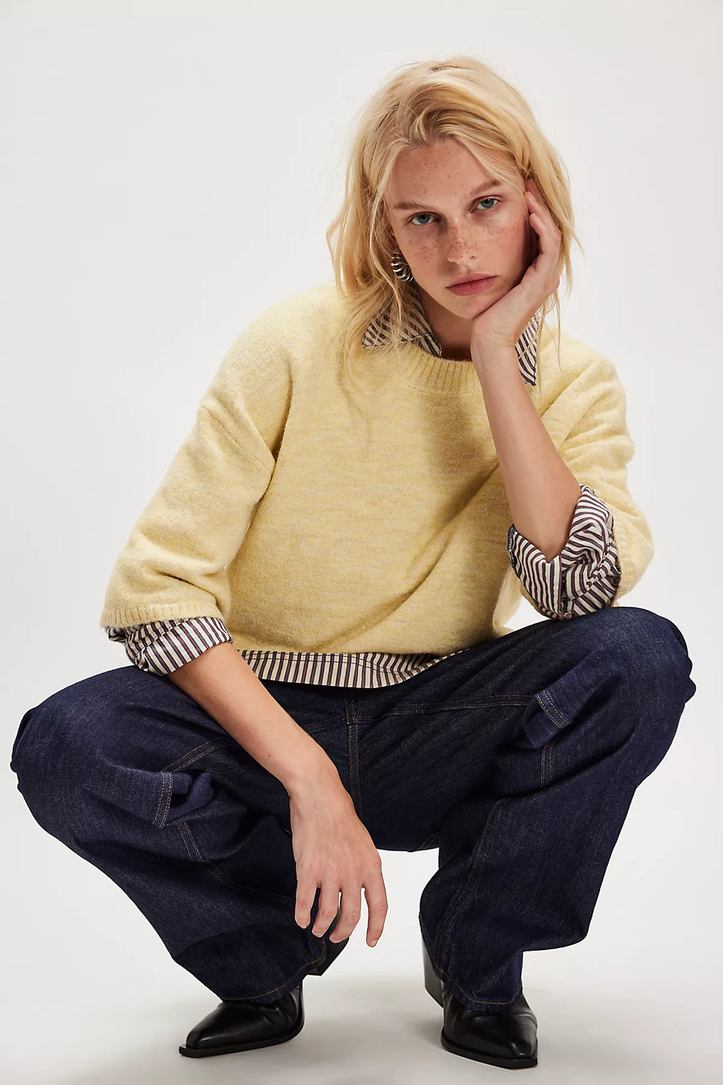 AGOLDE Low-Rise Loose Jeans