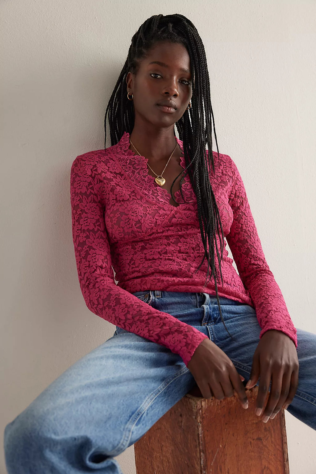 All Day Lace Long Sleeve