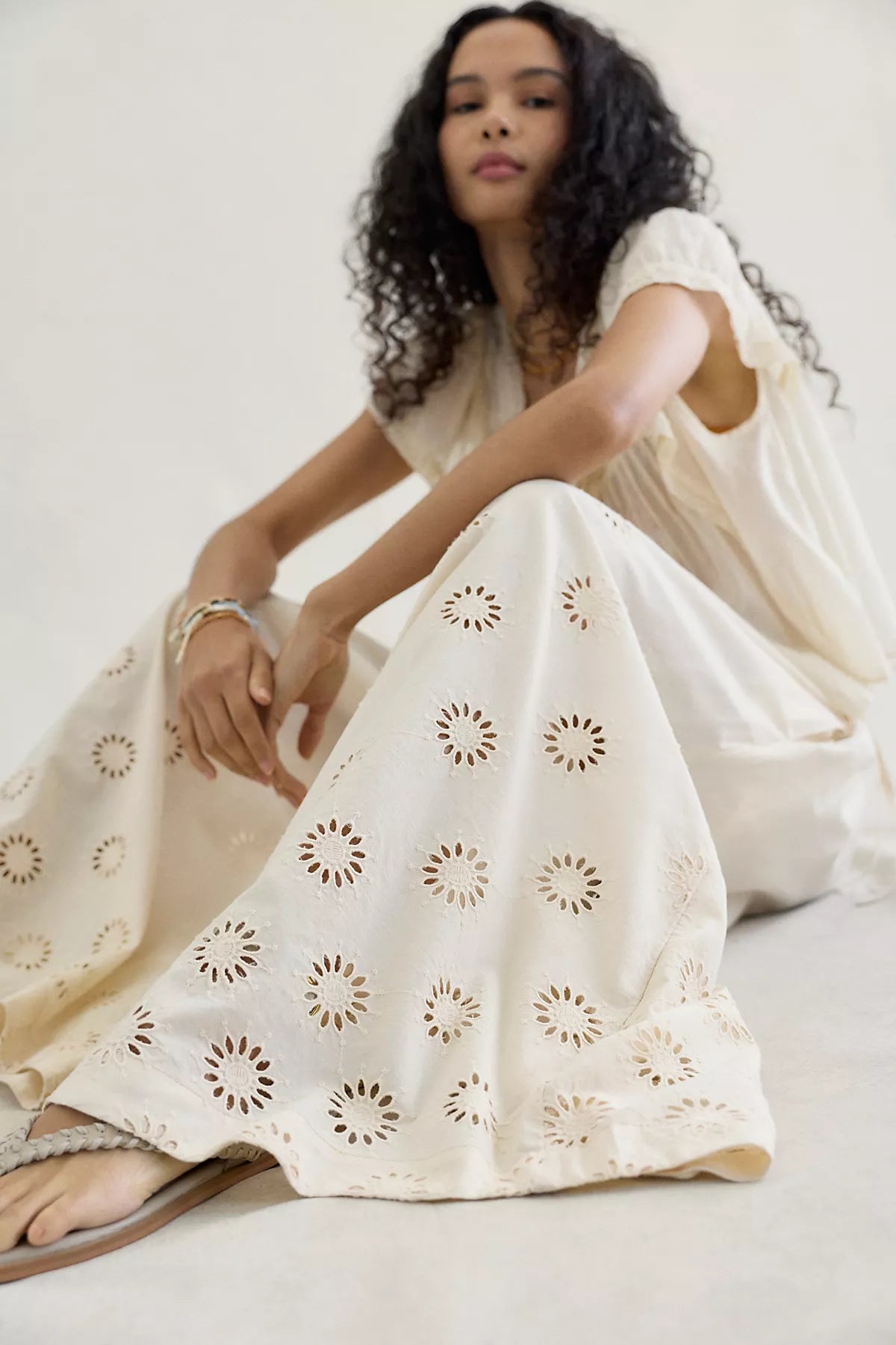 Sweet Serenade Pull-On Wide-Leg Pants