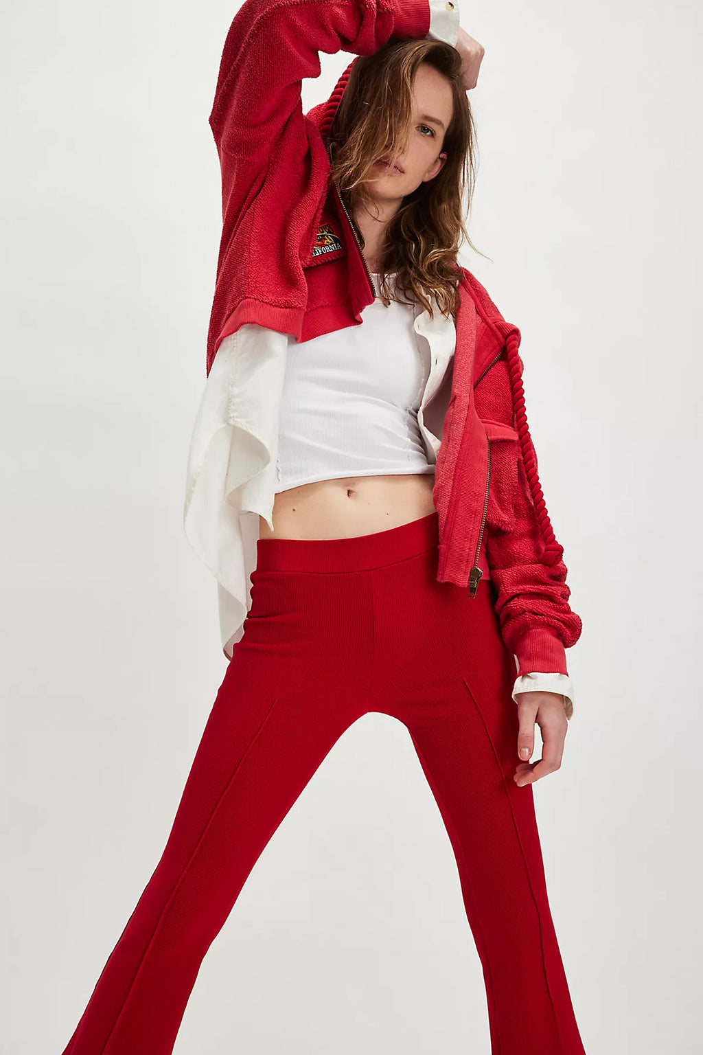 DONNI. The Rib Kick Flare Pants