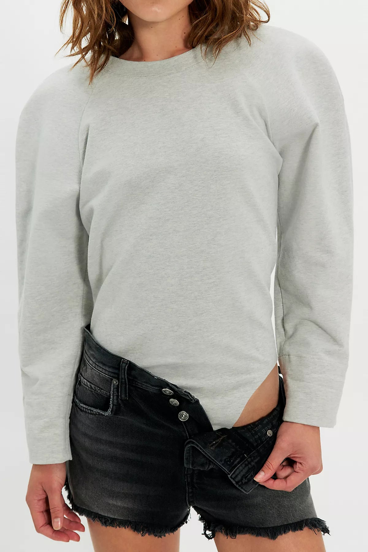 Norma Kamali Bomber 1980s Bodysuit