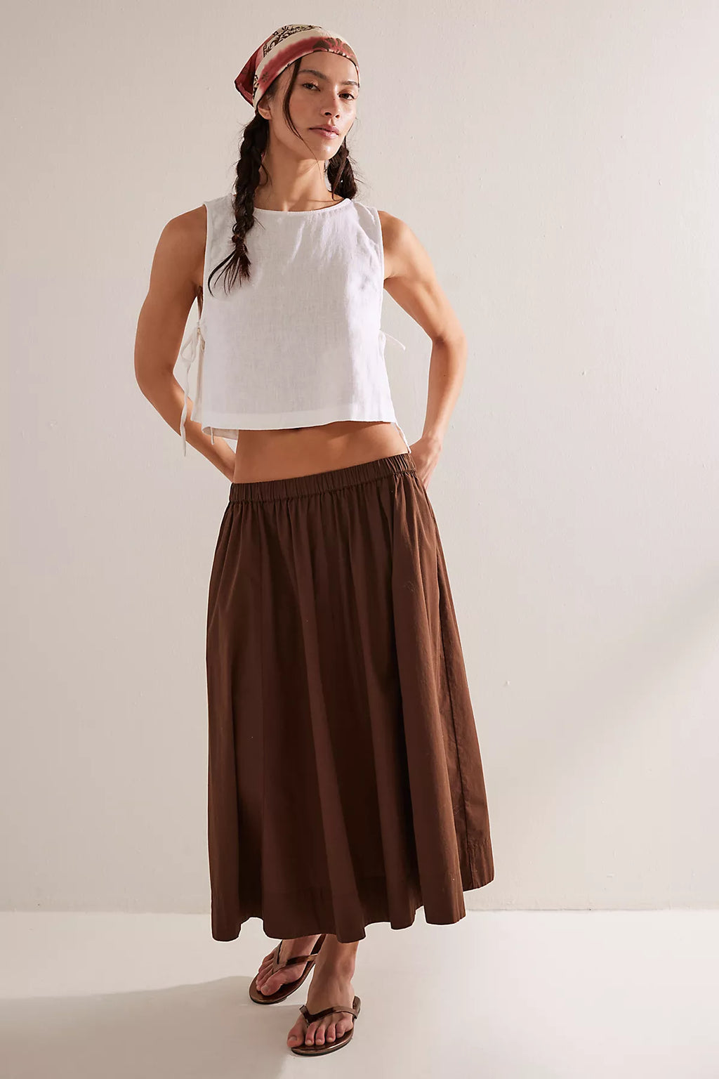 Nora Cotton-Linen Top