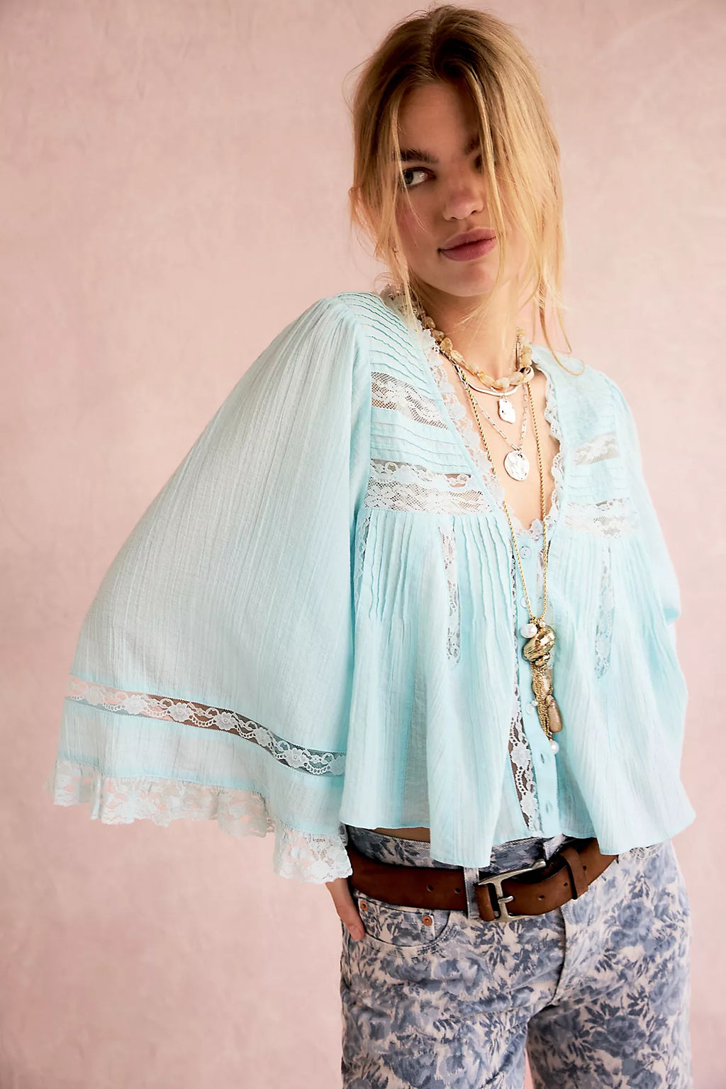 Rosa Ruffle Top