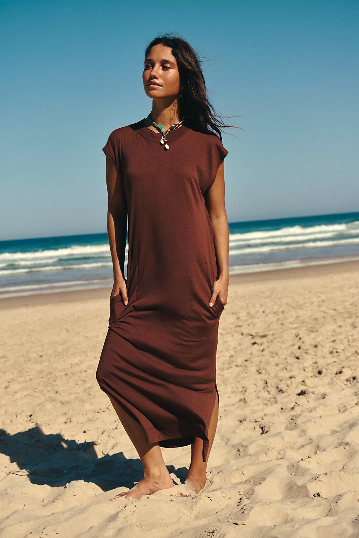 All Day Long Midi T-Shirt Dress