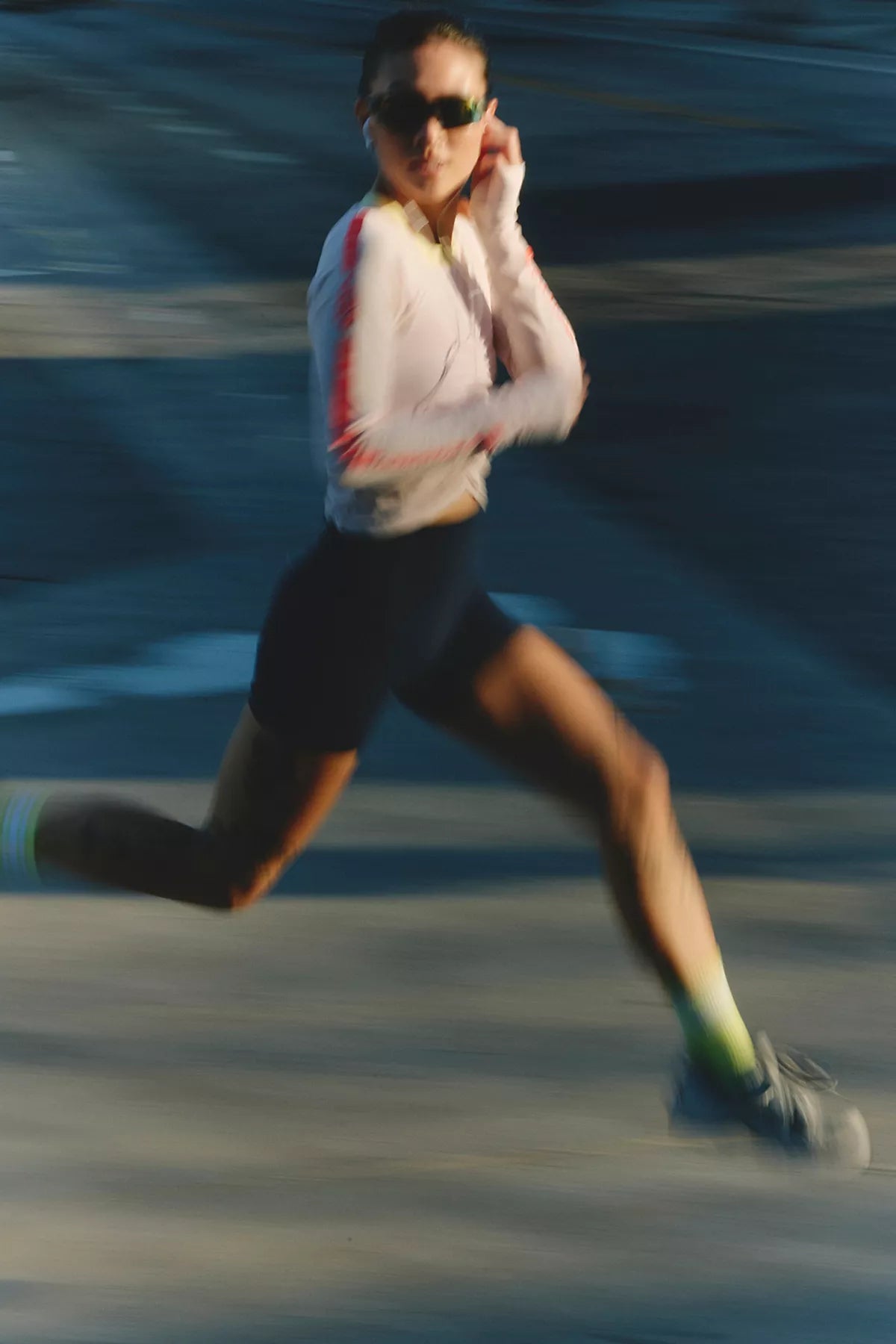 Tempo Marathon Logo Ruched UV Protection Long Sleeve