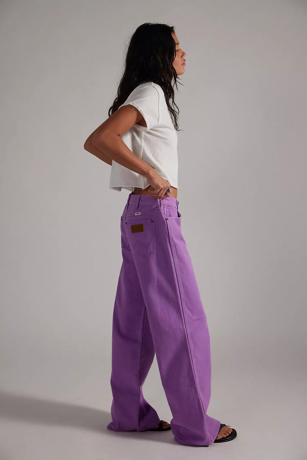 Wrangler World Wide Mid-Rise Wide-Leg Jeans