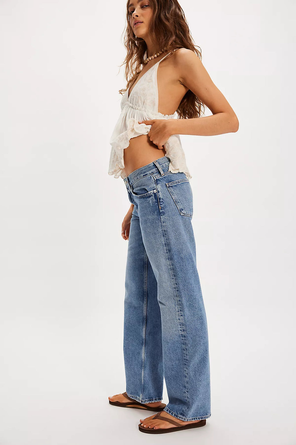 AGOLDE Low-Rise Loose Jeans