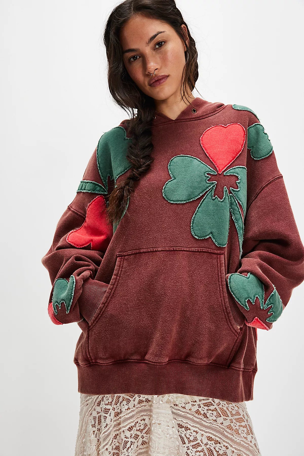 We The Free It's A Vibe Flowers Hoodie