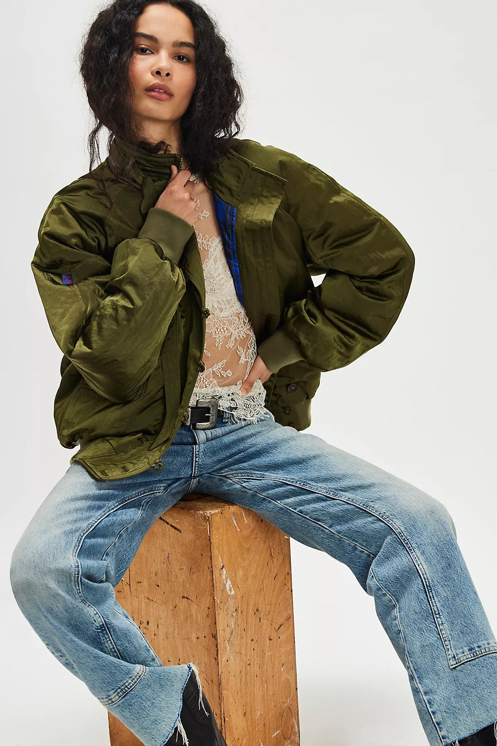 Damson Madder Joannie Bomber Jacket