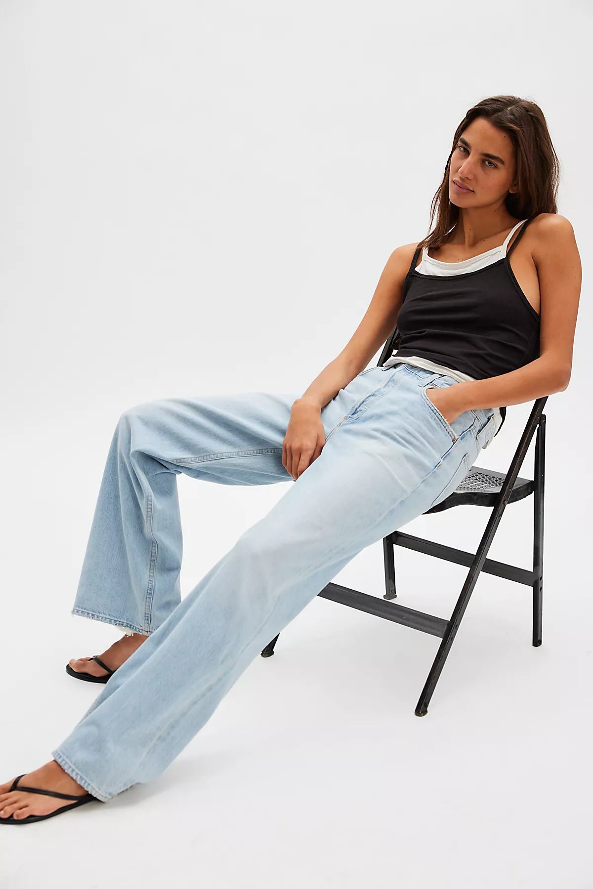 AGOLDE Low-Rise Baggy Jeans