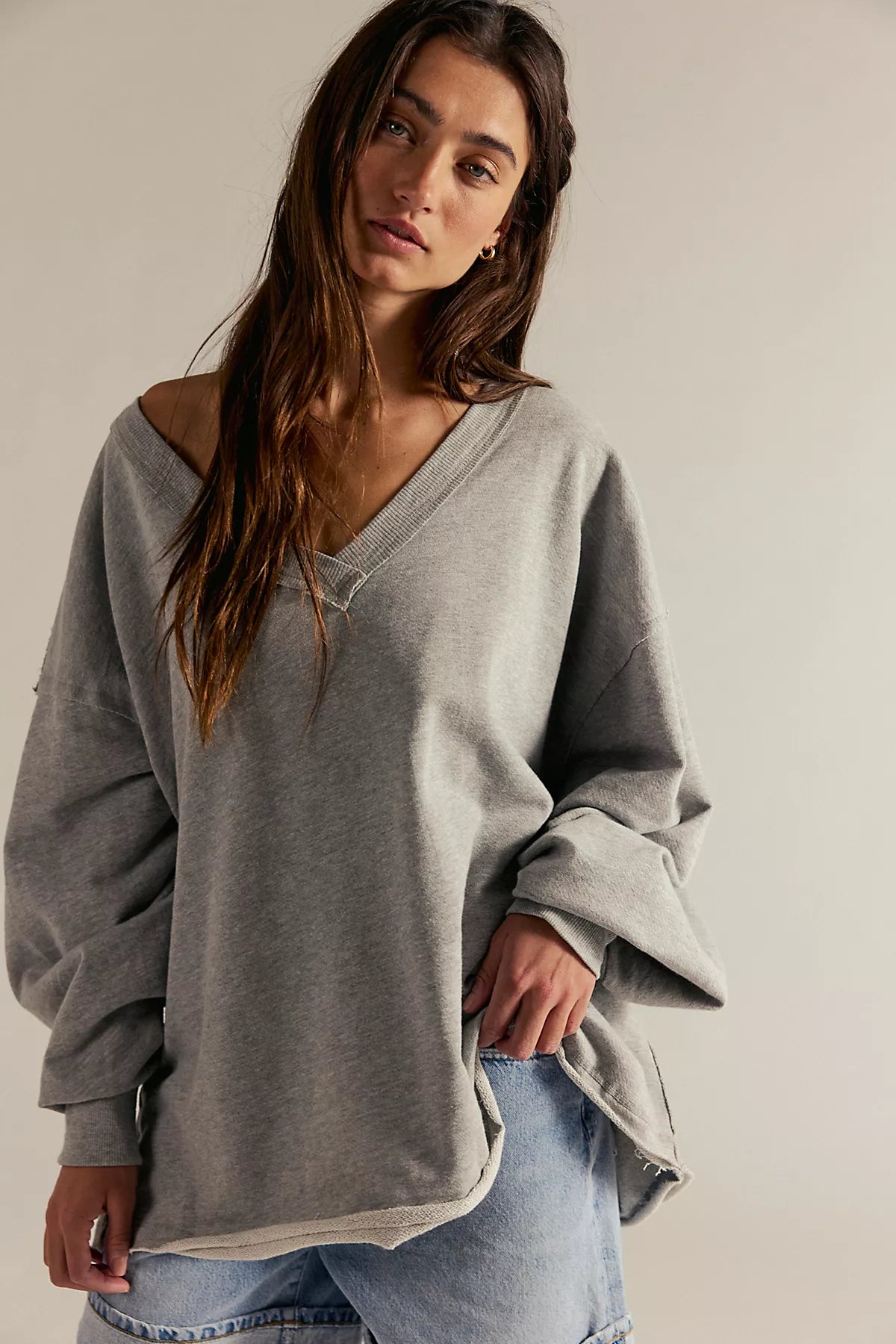 We The Free Venice V-Neck Sweatshirt