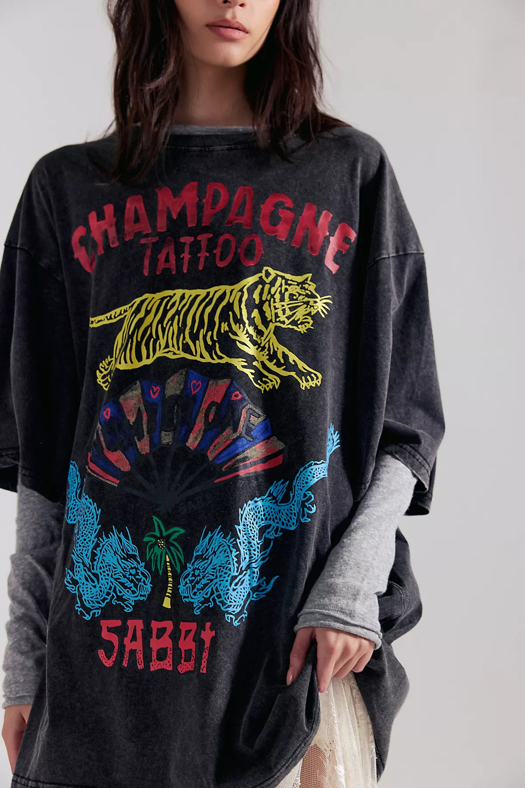 Sabbi Champagne Tattoo Tee