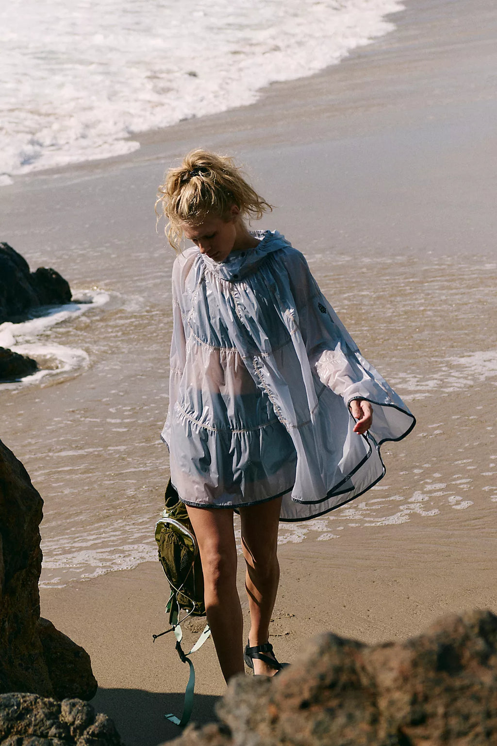 Rain Drop Packable Poncho