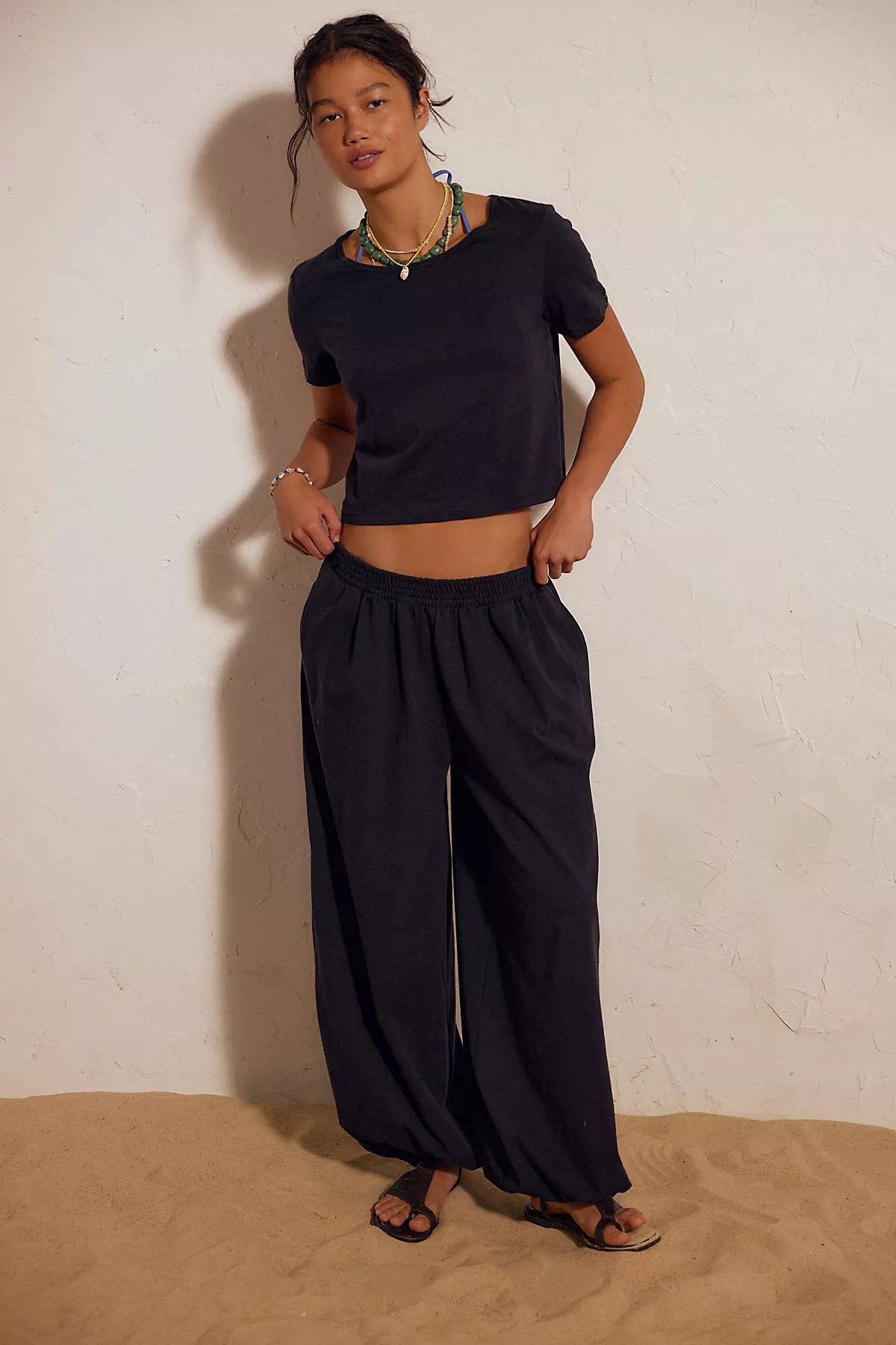 Stella Cotton-Jersey Pant Set