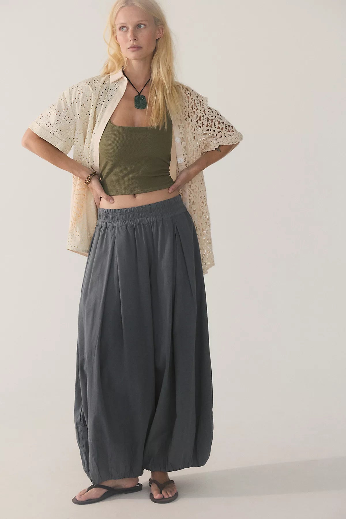 Round Two Pique Low-Back Tank