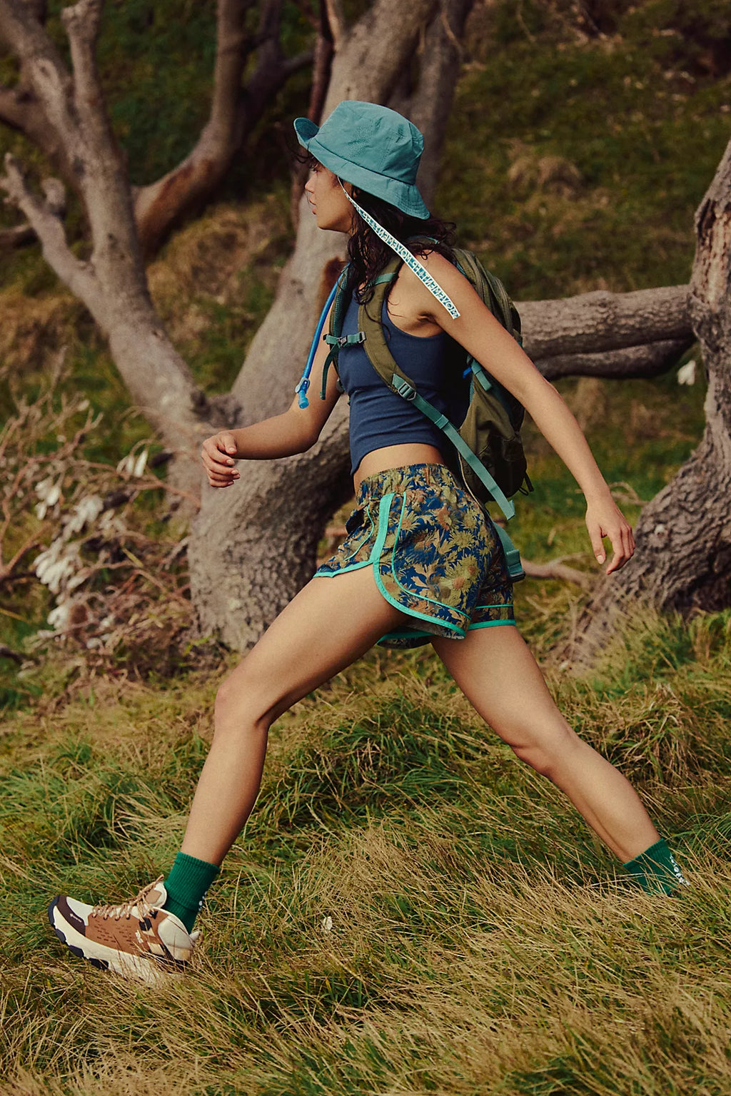 Varsity Blues Printed Shorts
