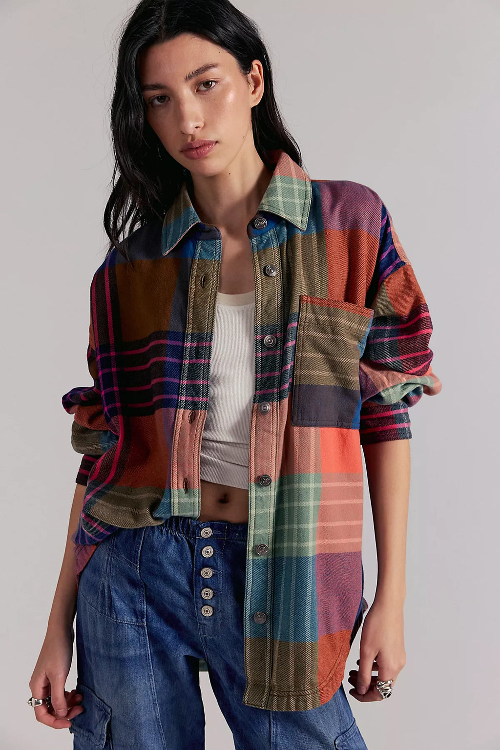 We The Free Ashley Plaid Shirt