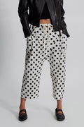 Need You Now Printed Cotton-Poplin Harem Pants