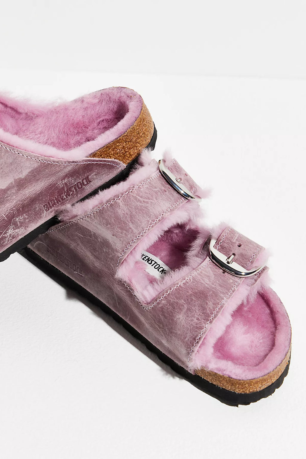 Birkenstock Arizona Big Buckle Shearling Sandals