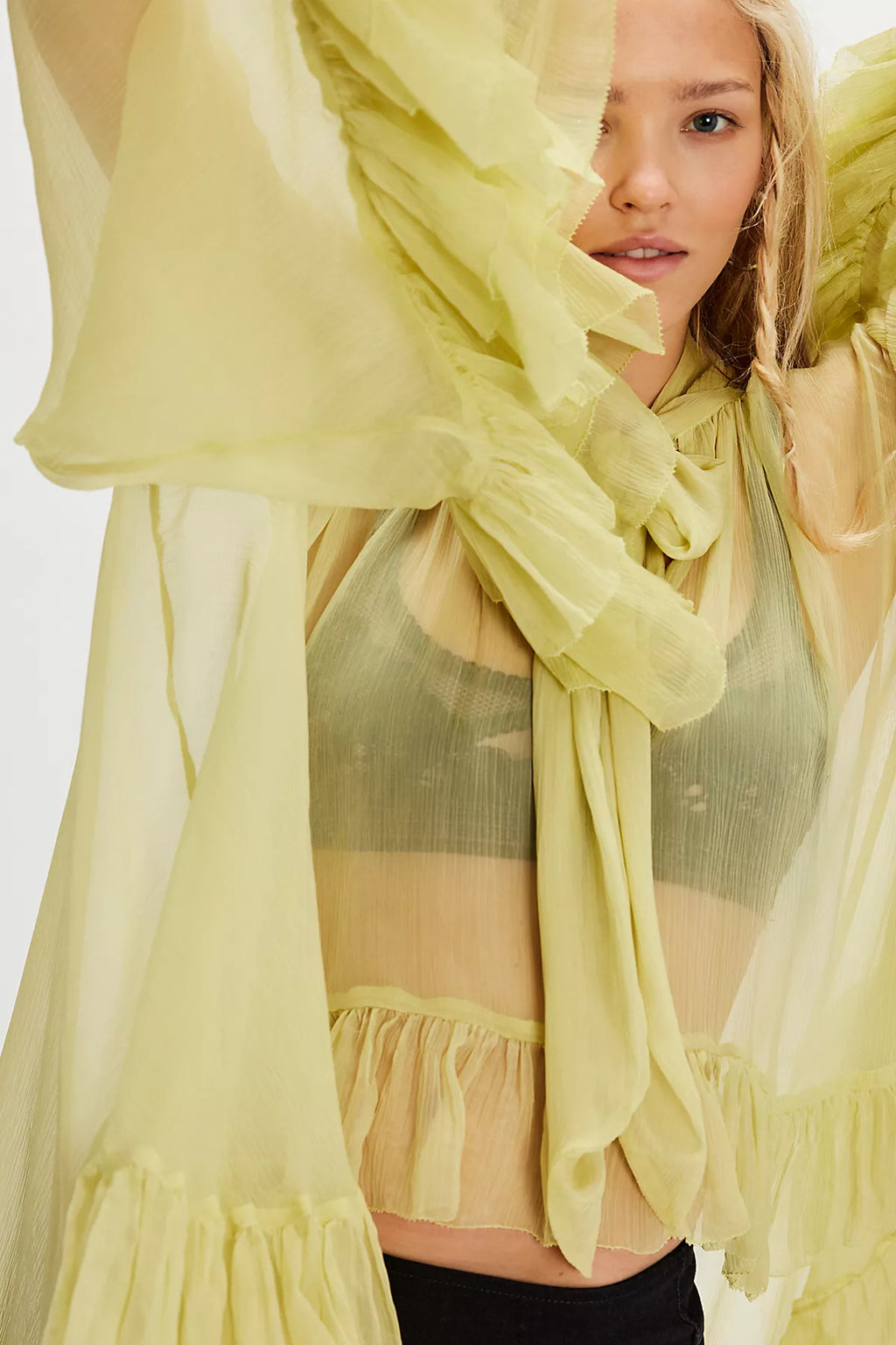 Full Sleeve Frill Top