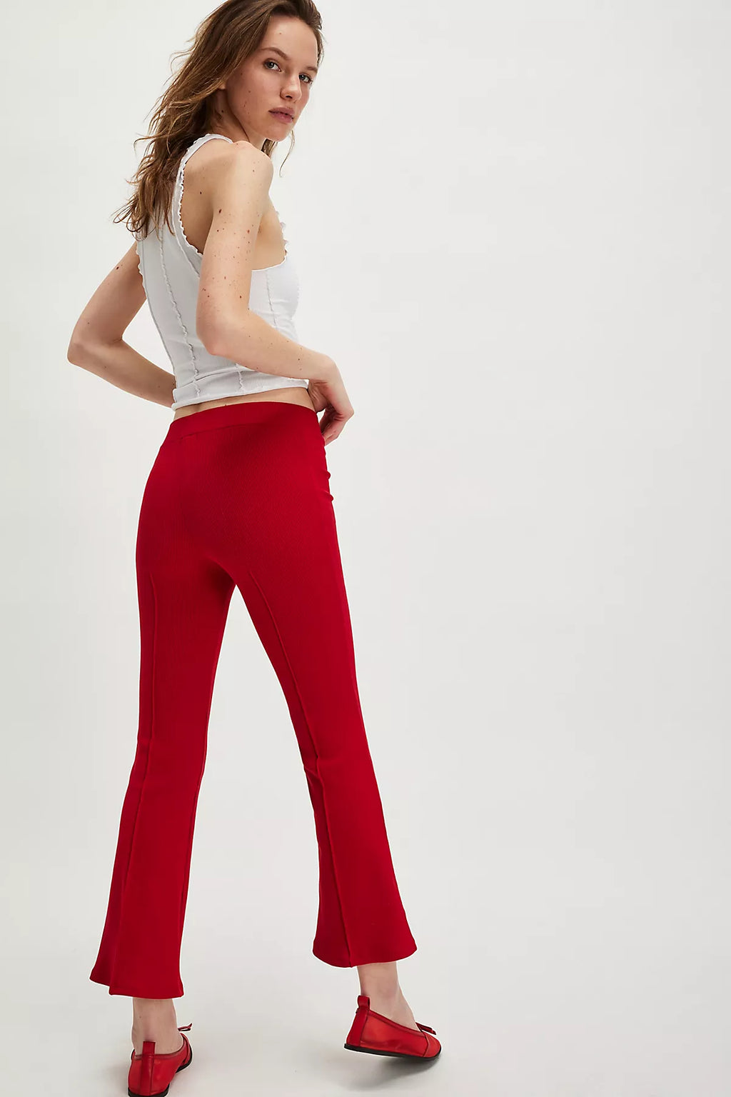 DONNI. The Rib Kick Flare Pants