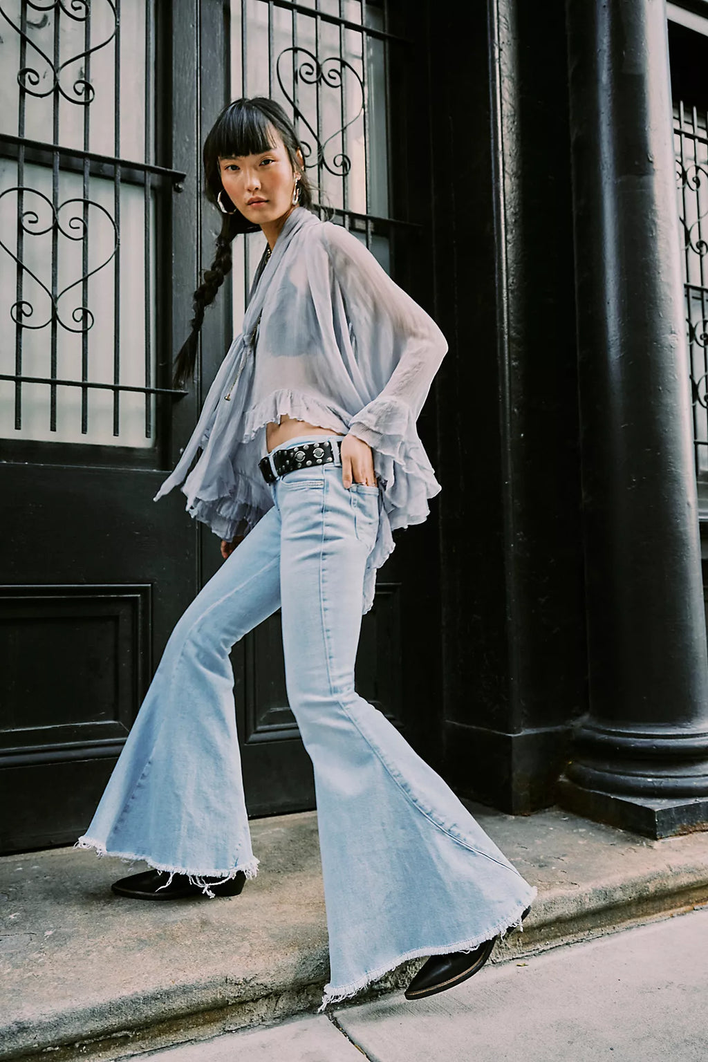 We The Free Emre Low-Rise Flare Jeans