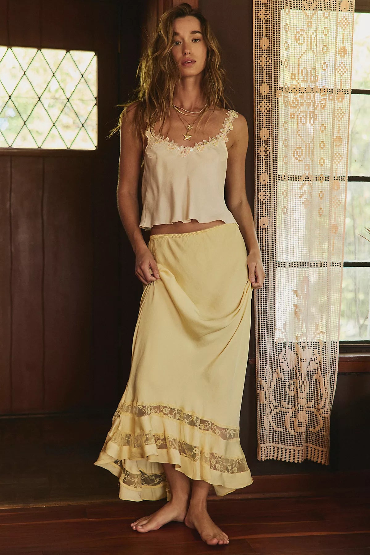 Long Lost Lover Maxi Slip Skirt