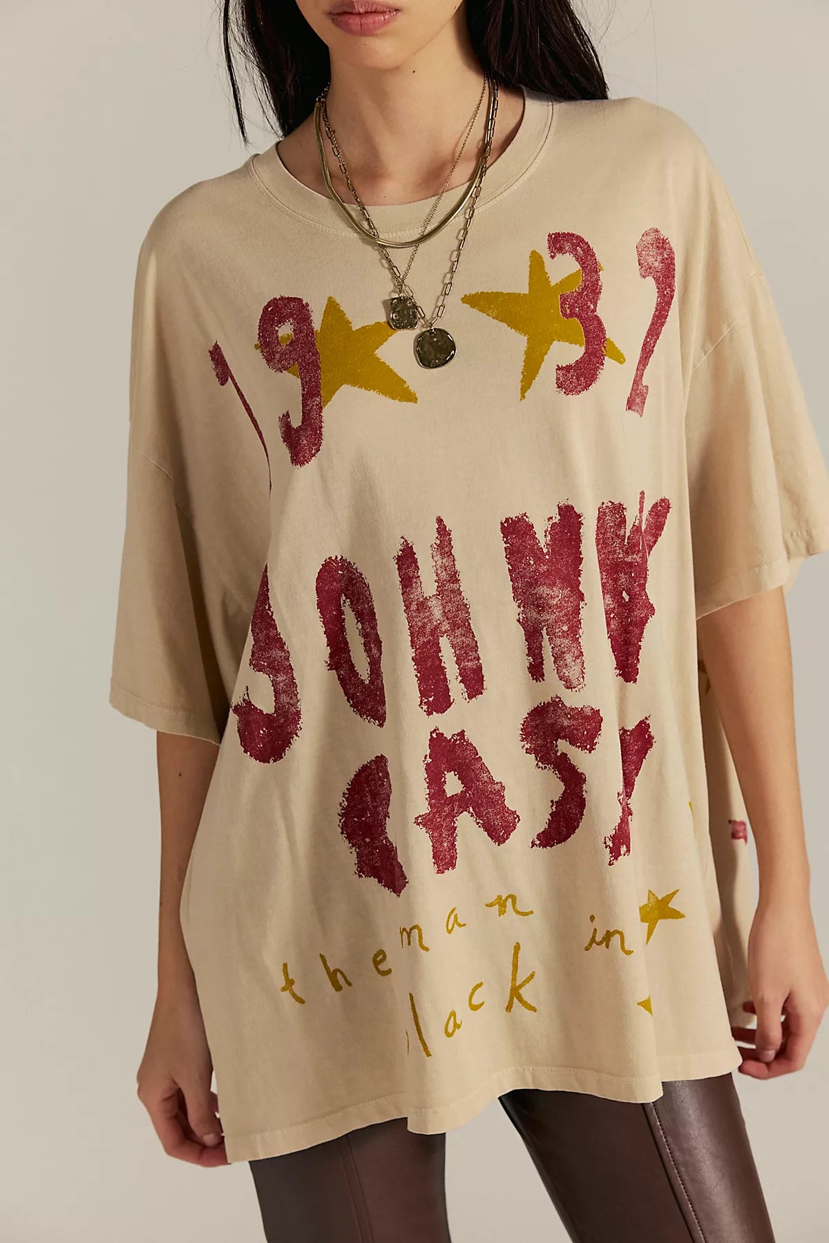 Johnny Cash Doodles Tee