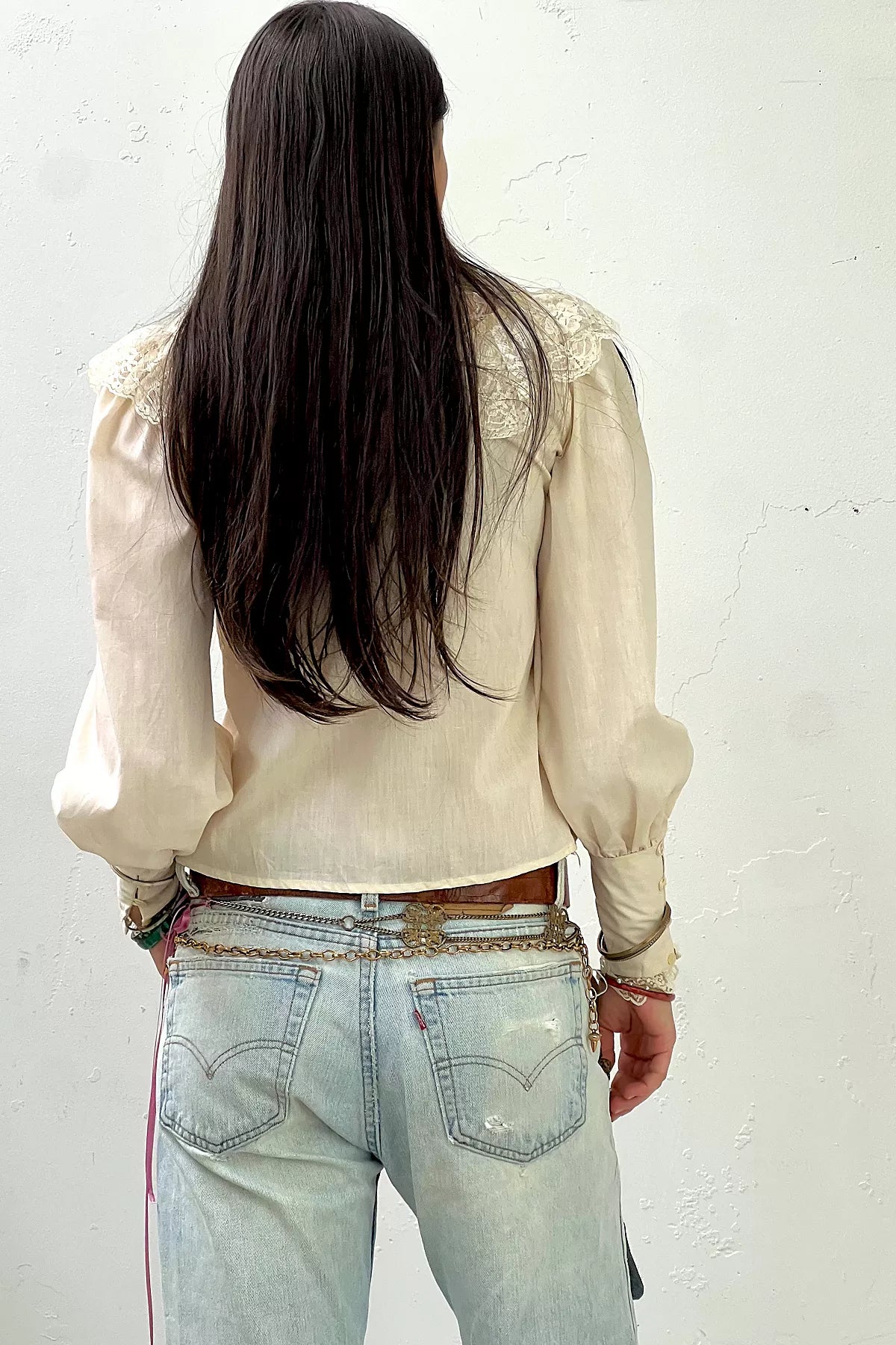 Vintage Gunne Sax Lacy Top Selected by Anna Corinna