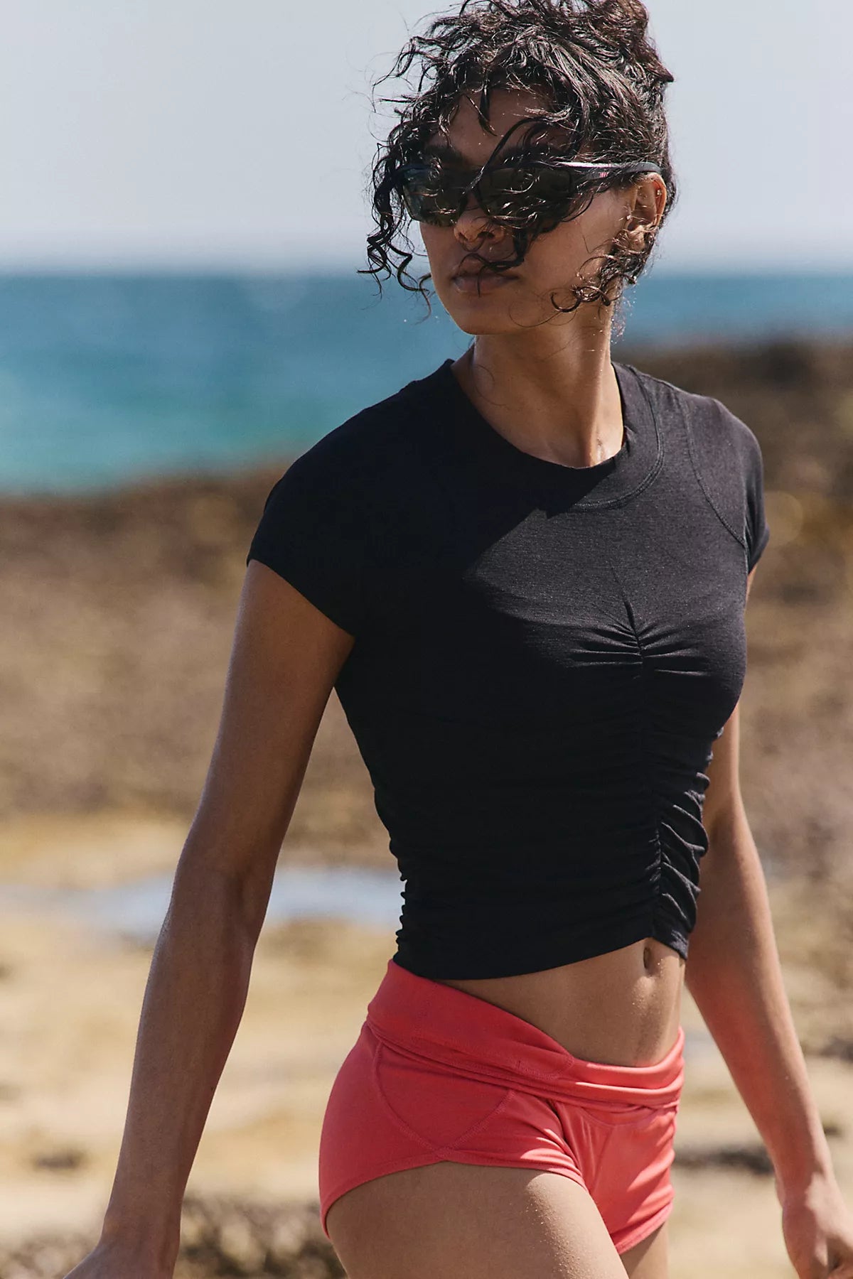 Tempo Ruched UV Protection Tee