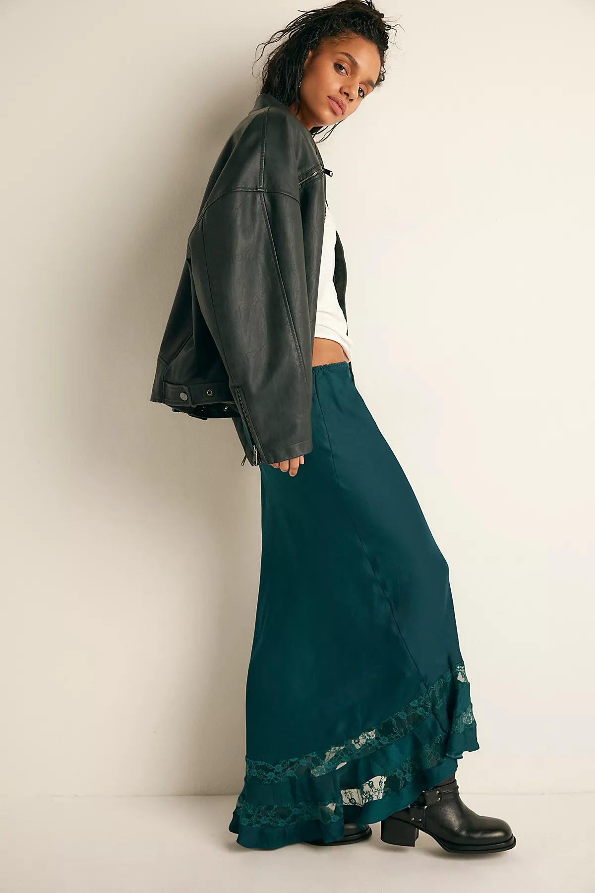 Long Lost Lover Maxi Slip Skirt