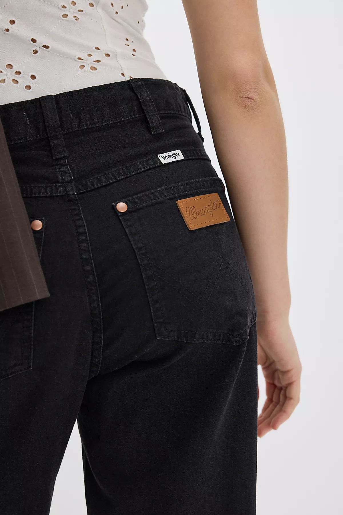 Wrangler Tie Front Loose Jeans