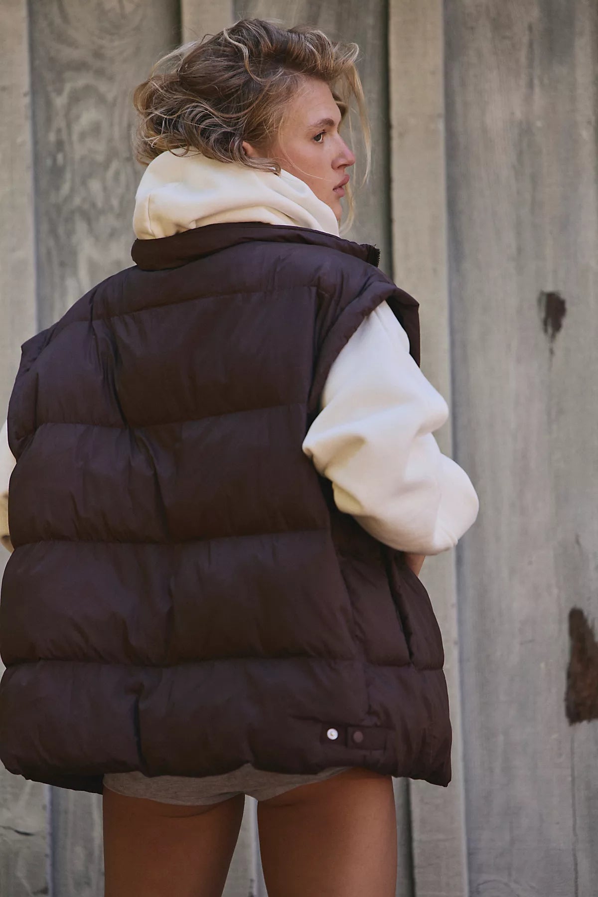 In A Bubble Puffer Vest