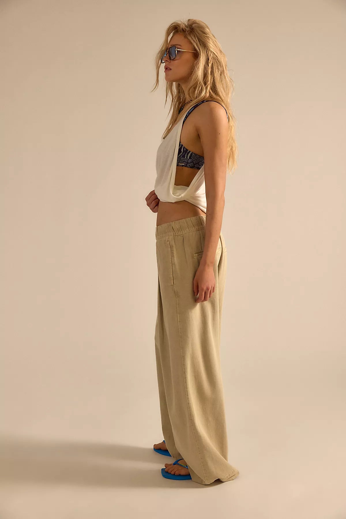 Tidal Moon Low-Rise Pull-On Pants