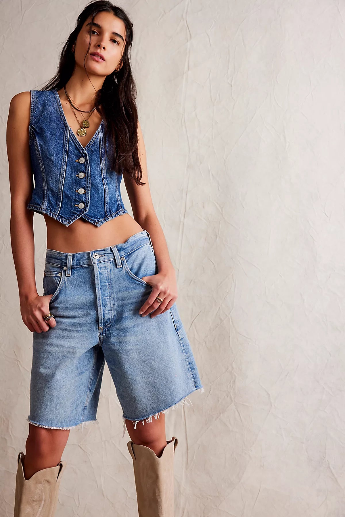 We The Free Tate Denim Vest