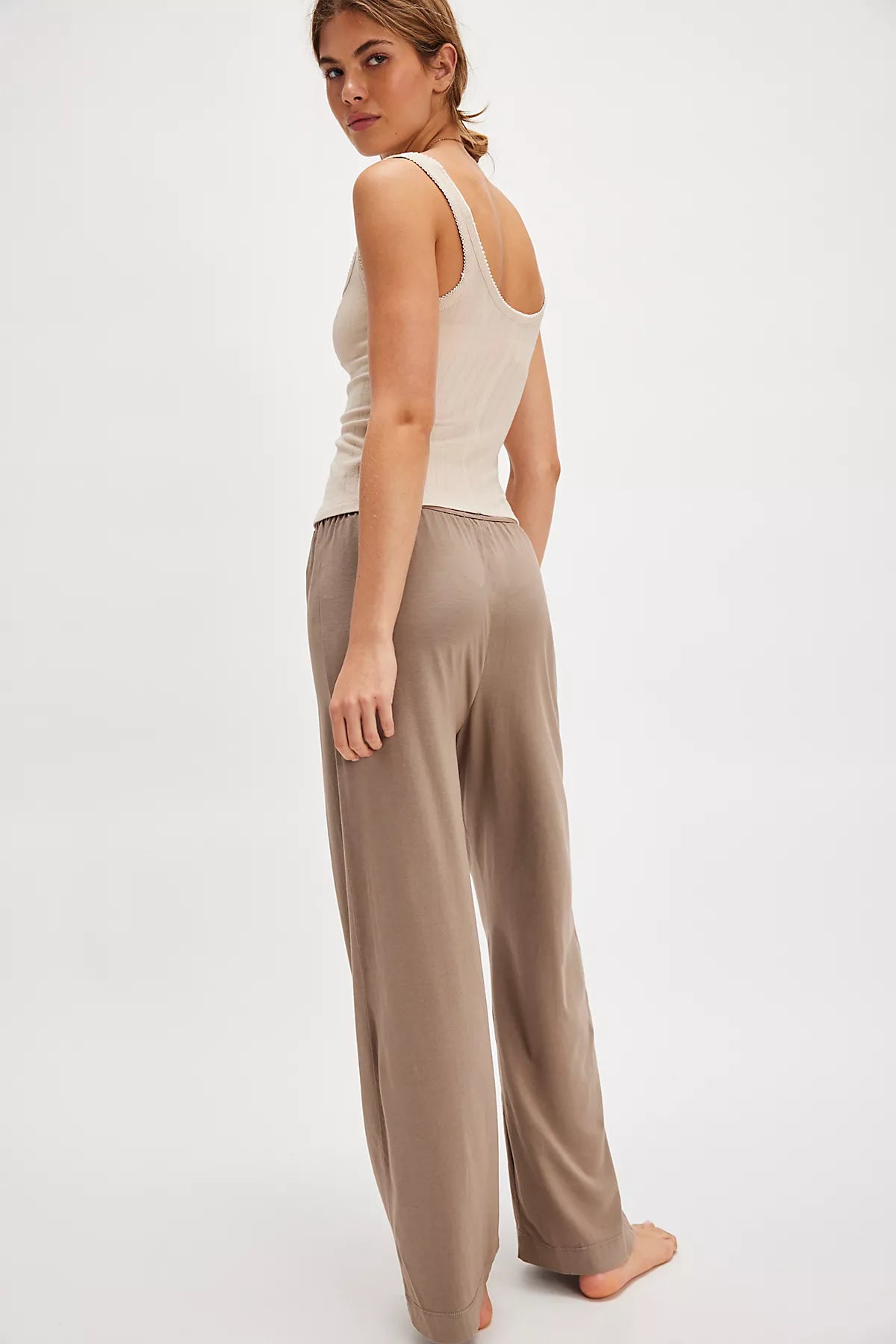 DONNI. The Jersey Bow Simple Pants