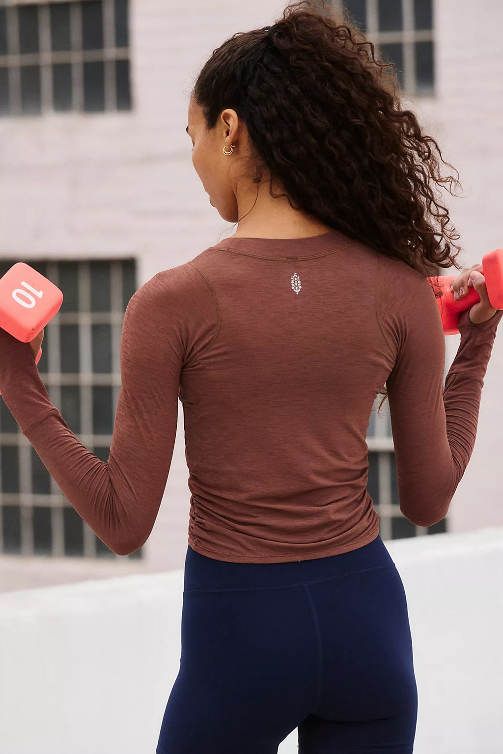 Tempo Ruched UV Protection Long Sleeve