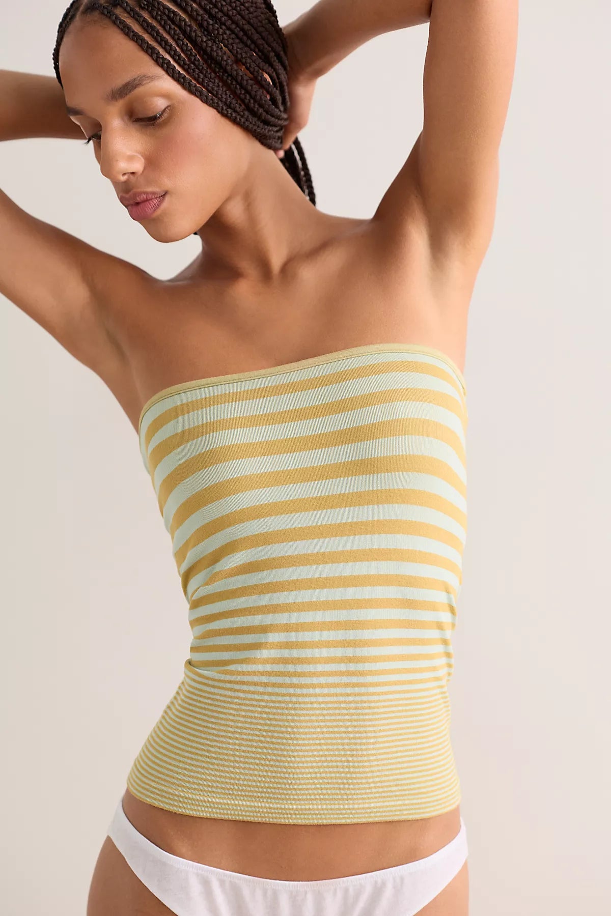 So Soft Seamless Modal Stripe Tube Top