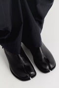 All Black Split-Toe Chelsea Boots