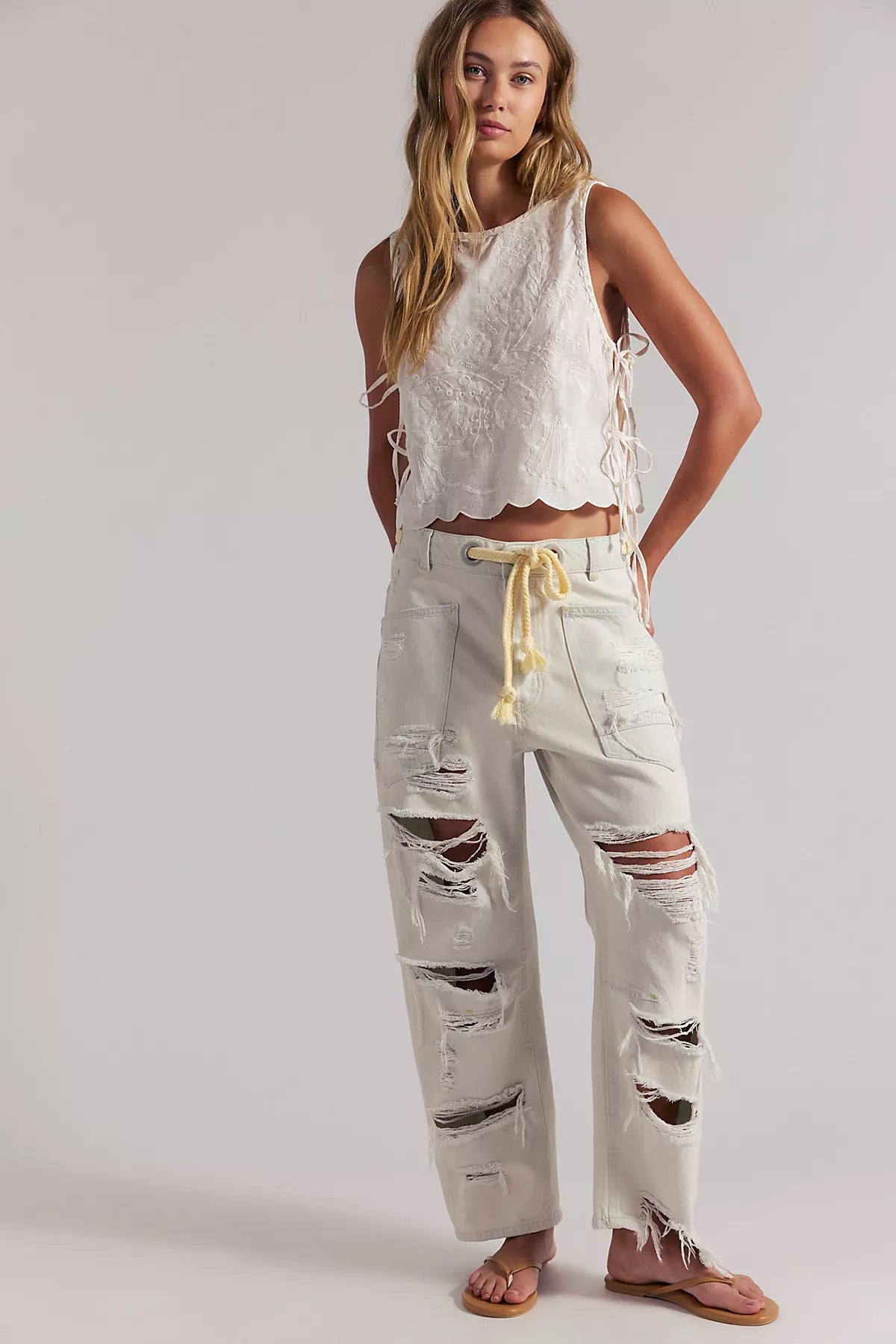 We The Free Moxie Pull-On Barrel Jeans