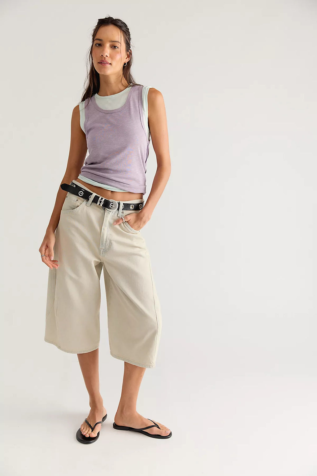 We The Free Tinsley Twofer Short-Sleeve Top