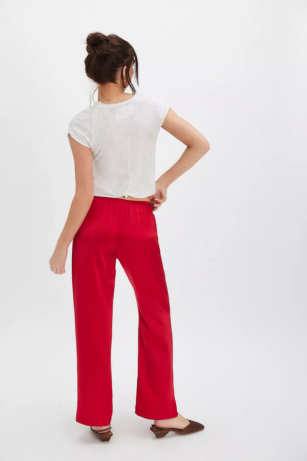 DONNI. The Silk Simple Pants