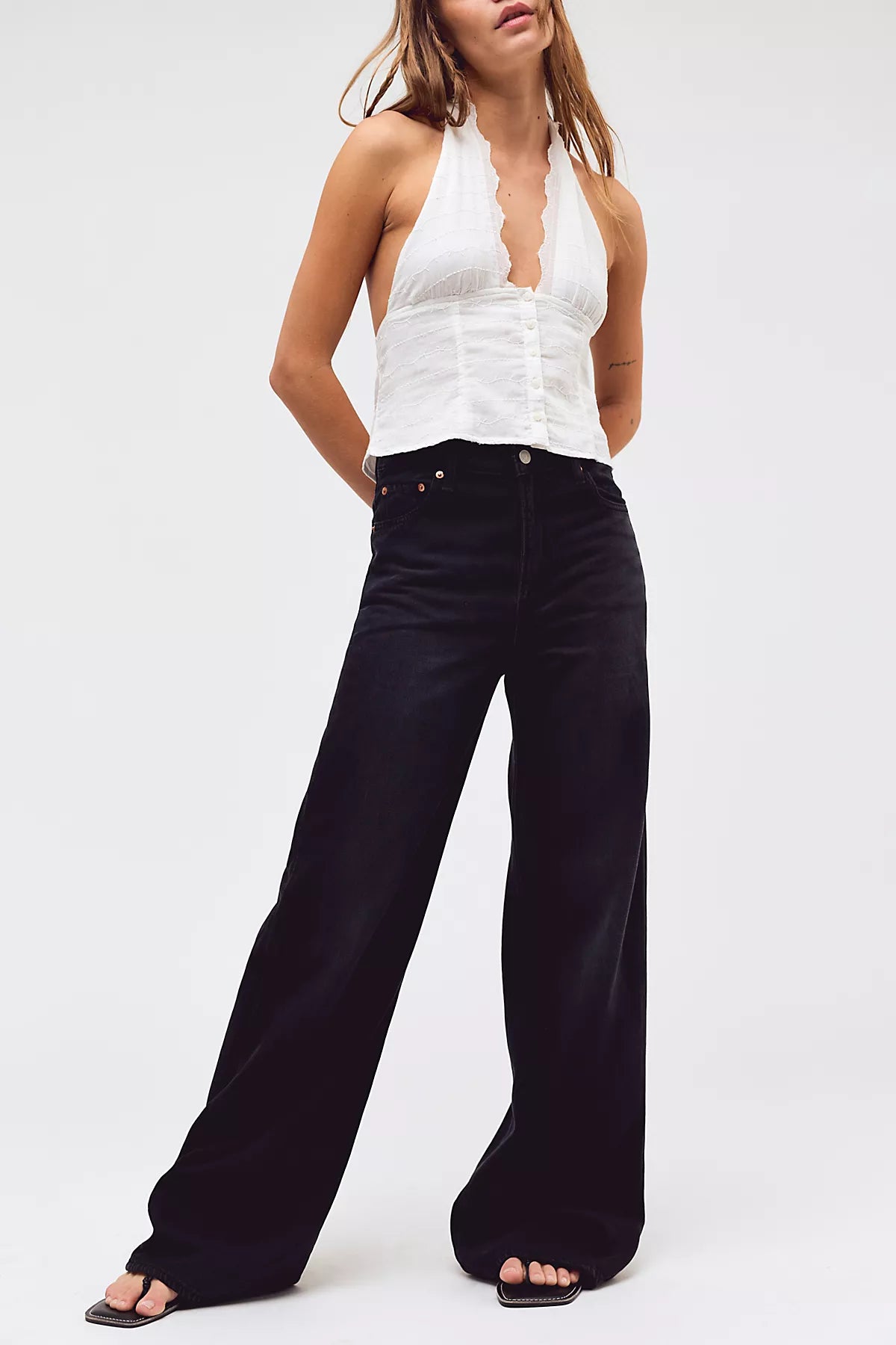 Levi's Ribcage Wide-Leg Jeans