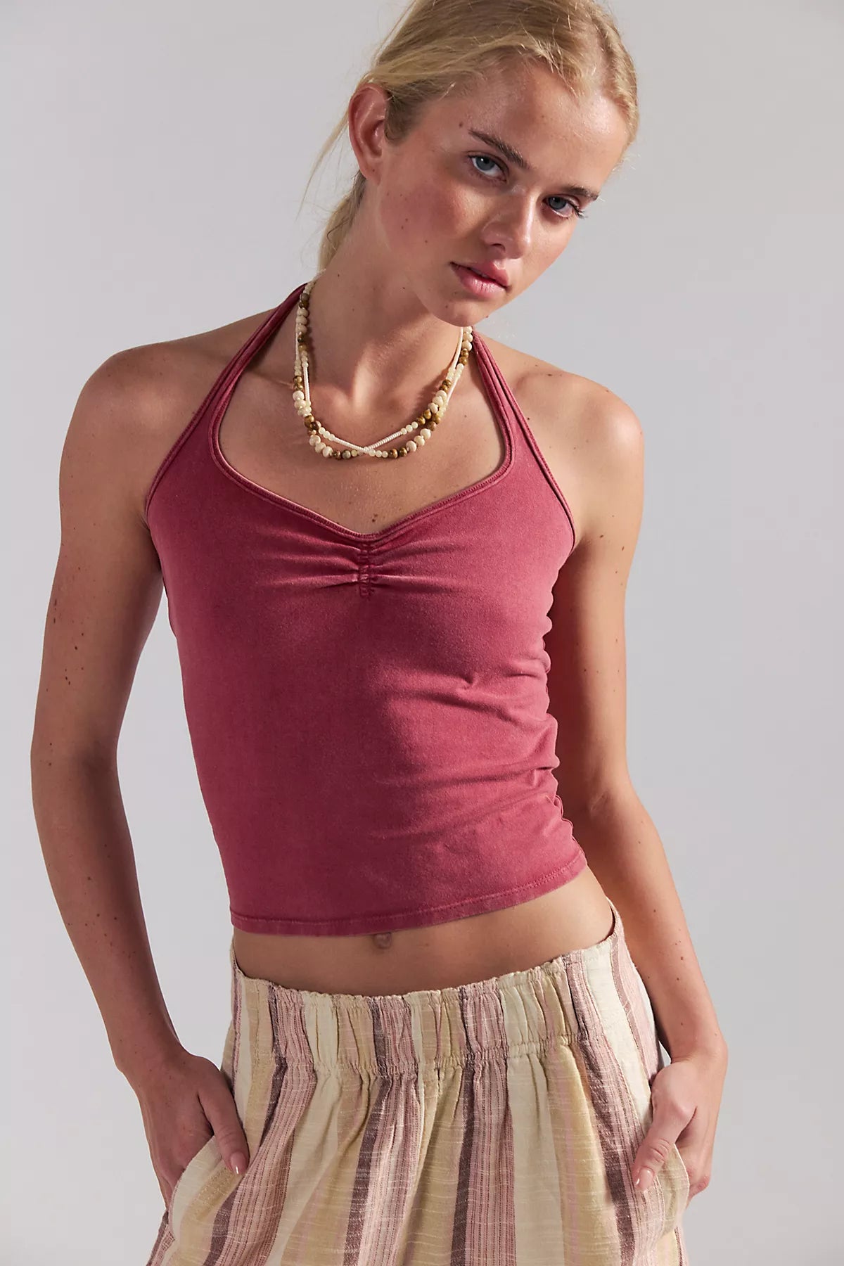 We The Free Sweetheart Halter Top