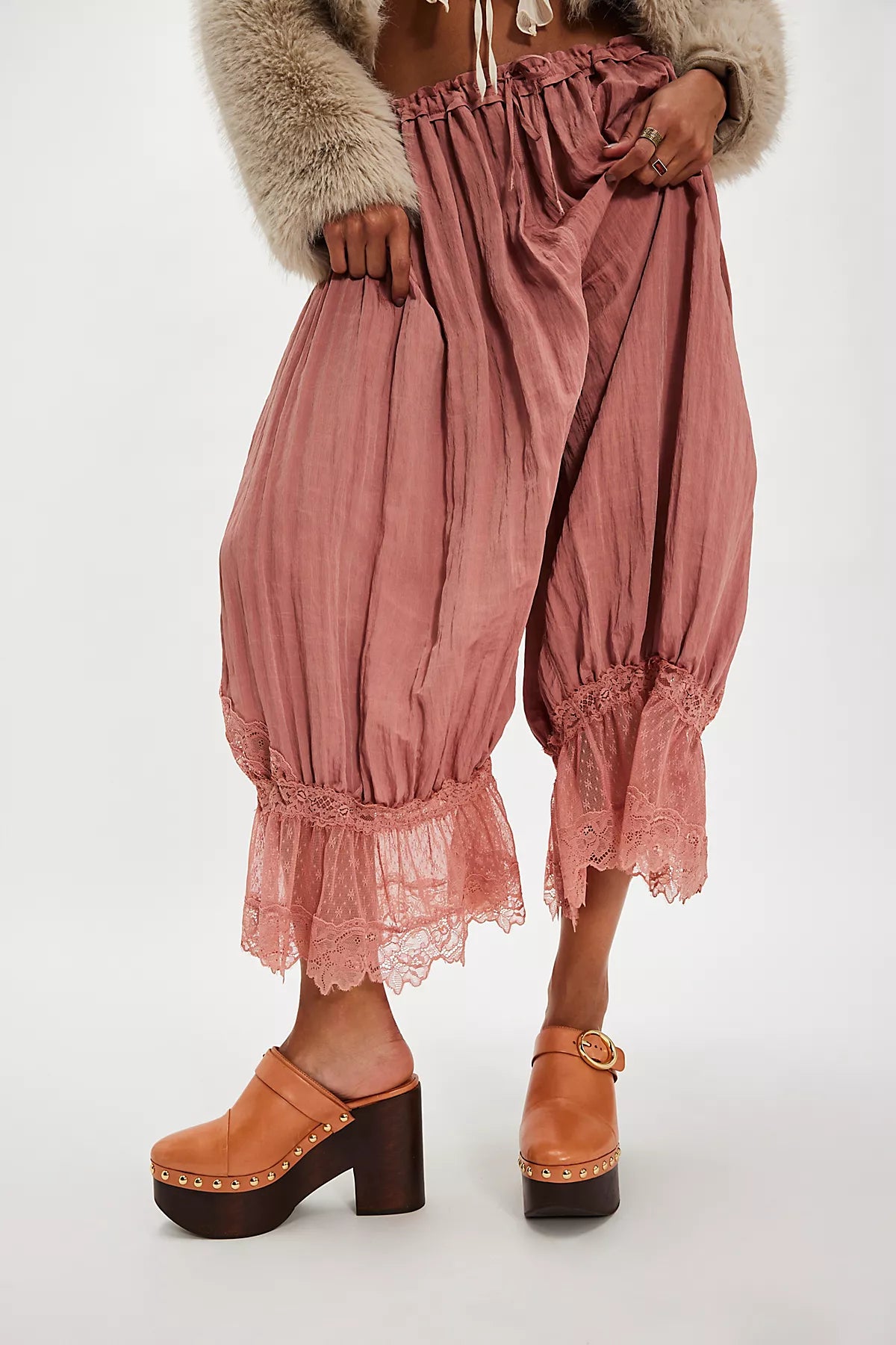 Poppy Buckle Clogs