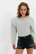 Norma Kamali Bomber 1980s Bodysuit